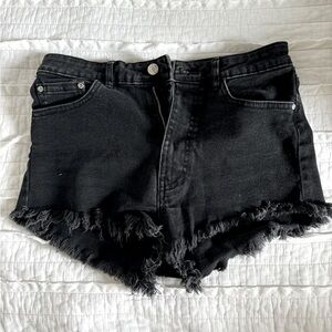 ZARA black Jean shorts